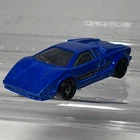 Hot Wheels Lamborghini Countach Vintage 1997 Blue Diecast Race Car Loose 1:64