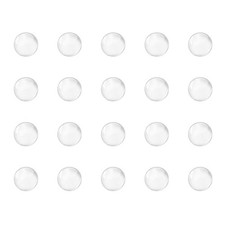 uxcell 4.5mm Solid Round Clear Glass Ball Boiling Stones Soda Lime 