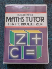 Maths tutor tape & book by Century Software / Robert Carter for BBC / Electron
