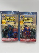 DC Justice League Unlimited 3 Pack Bundle Superman Green Lantern And More