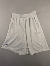 Russell Athletic Mens Basketball Shorts L Whi...
