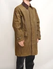 Barbour A850 Classic 3/4 Coat Wax Jacket Three Quarter Mens Large Olive Long