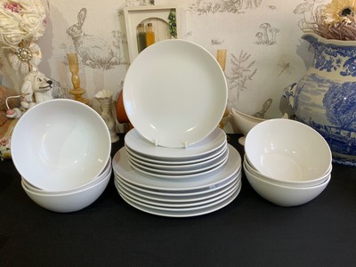 IKEA FARGRIK 15199 weiß Müslischalen/Suppenschalen, Salat-/Speiseteller *MULTI*