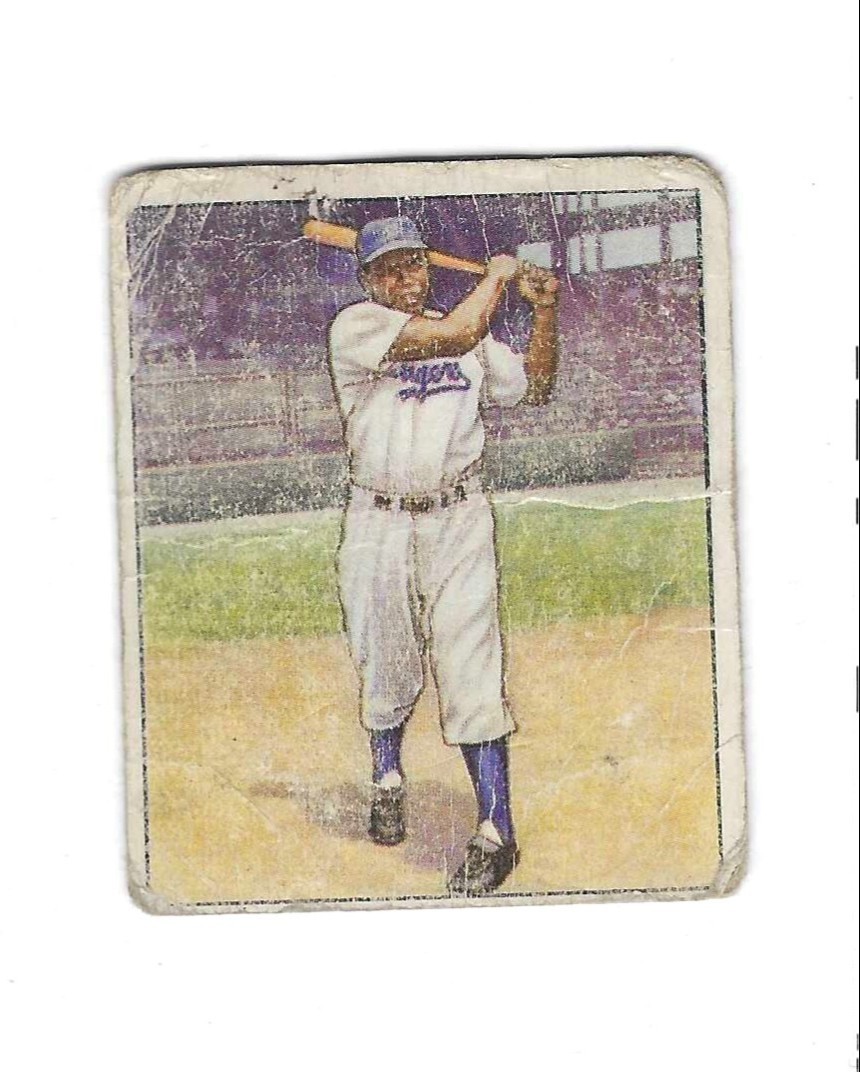 1950 Bowman Jackie Robinson - #22 - as pictured
