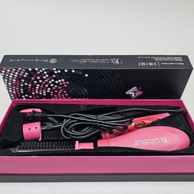 Royale Pro Hair Straightener -HOT PINK Ceramic Flat Iron -Sealed Box!