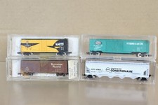 Atlas Con-Cor n Spur Rake Of 4 Tlcx Nyc Sp Box Car Center Fluss Trichter Waggon