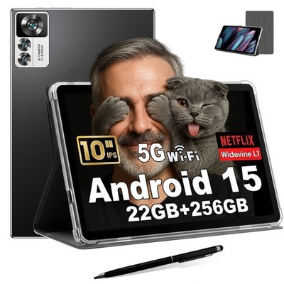 2025 Tablet 22GB RAM 256GB ROM Android 15 10 Zoll Tablet Octa-Core 8000mAh WiFi6