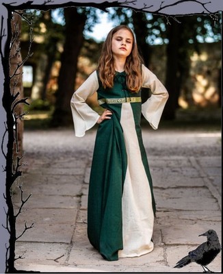 Mittelalter Mädchen Kleid Zauberin- Piccola Donna1  Leonardo Carbone