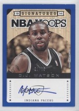 2013-14 NBA Hoops Signatures Blue 21/25 CJ Watson #26 Auto 0c2