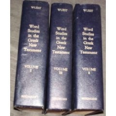 Word Studies from the Greek New Testament (3 Volume Set)