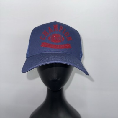 Champion Navy Blue Adjustable Trucker Hat One Size Men Casual Solid New With Tag