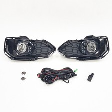 Fog Light Kit For 2018-2020 Honda Fit Clear Wswitch Bulbs Bezels Wire Harness