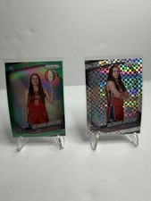 2025 Prizm WNBA Georgia Amoore - 2 Lot #103 #140 Silver Checkerboard Green Prizm