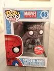 Funko POP!  Spider-Man (Black & White) Fugitive Toys Exclusive Vinyl Figure