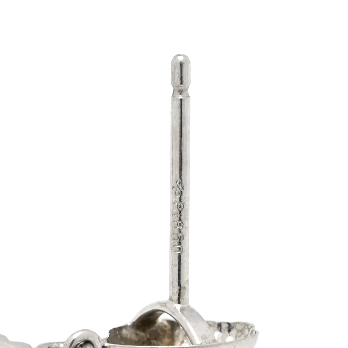 Pierce Ruby and diamond earrings Pt850 Ruby diamo… - image 3