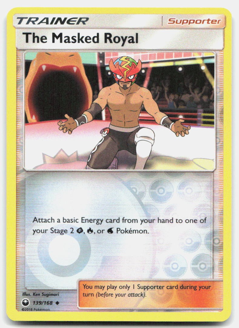 Celestial Storm The Masked Royal 139/168 NM Pokemon Reverse Holo Tcg Card