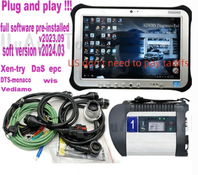 2023 For Mercedes MB Star C4 DOIP Xentry truck car Diagnostic scanner Tablet