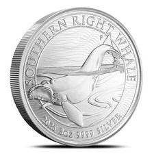 2025 2 oz Australian Southern Right Whale Silver Coin 73.56 per troy oz
