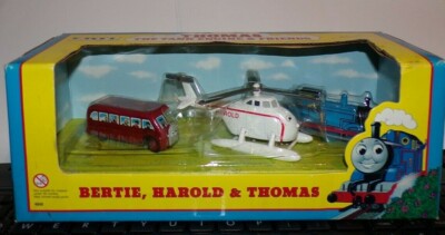 1997 Thomas the Tank Engine Friends Ertl Bertie Harold Thomas Vintage  RARE