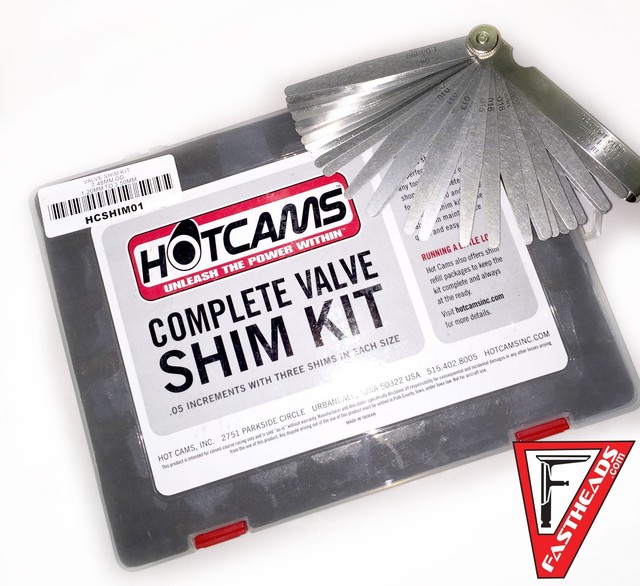 Valve lash adjustment shim set + Taper 32 Feeler Gauge KX250F RMZ250