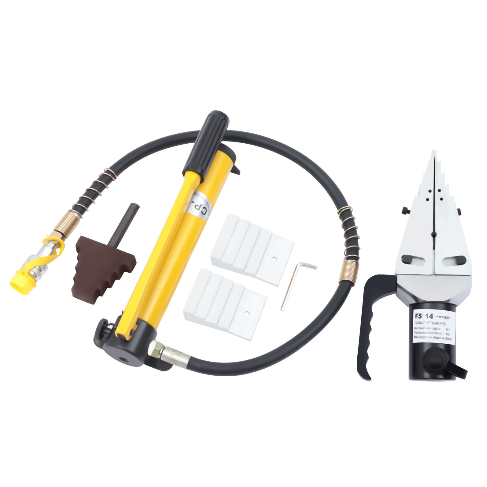 14-Ton Hydraulic Flange Spreader w/CP-180 Hydraulic Pump Expanding Tool Portable