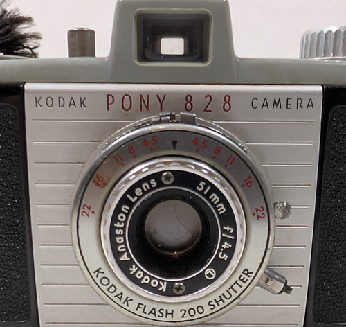 Kodak Pony 828 35mm Camera Anaston 51mm f/4.5 Lens - Untested - Parts or Repair - Picture 4 of 10