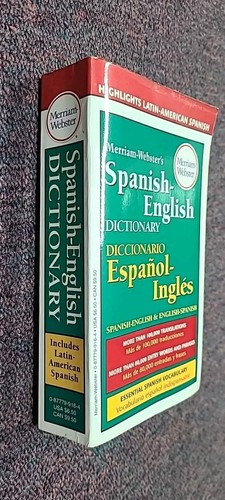 Merriam Webster's Spanish English Dictionary Paperback April 10, 2002 - Picture 3 of 11
