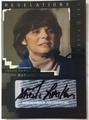 X-Files I Want To Believe Trading Card A8 Sheila Larken Margaret Scully Auto - Picture 1 of 2