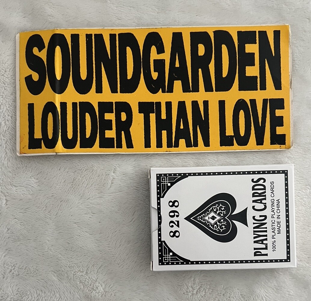 SOUNDGARDEN Louder Than Love Bumper Sticker Promo Only 1989 A&M