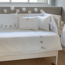 BOVI SAVANA COPRIPIUMINO CULLA 100% COTONE BIOLOGICO PERCALLE + 2 FEDERE