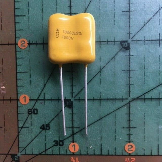 Cornell Dubilier Dipped Mica Capacitor .01uF 1000v 5 CDV30FF103JO3F