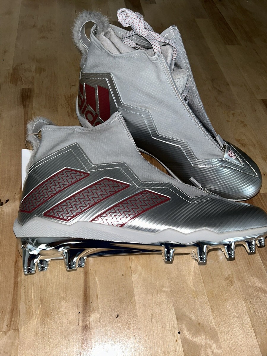 ADIDAS MENS NORTH CAROLINA STATE WOLFPACK TEAM ISSUED CLEATS  display picture 1