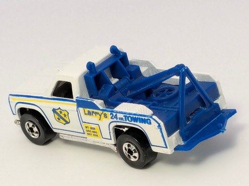 Vintage 1974 Hot Wheels Larry's 24 HR Ramblin' Wrecker Tow Truck BW Hong Kong - Picture 3 of 6