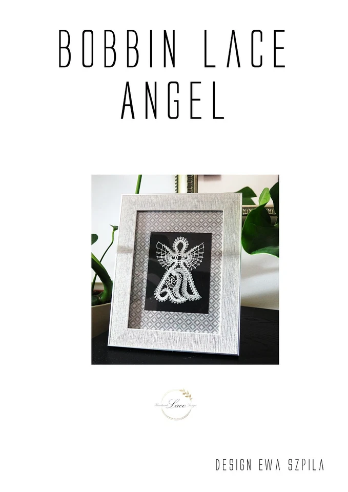 Bobbin Lace Angel Pattern Christmas begginers handmade unique gift lacemaking - Image 2 of 4