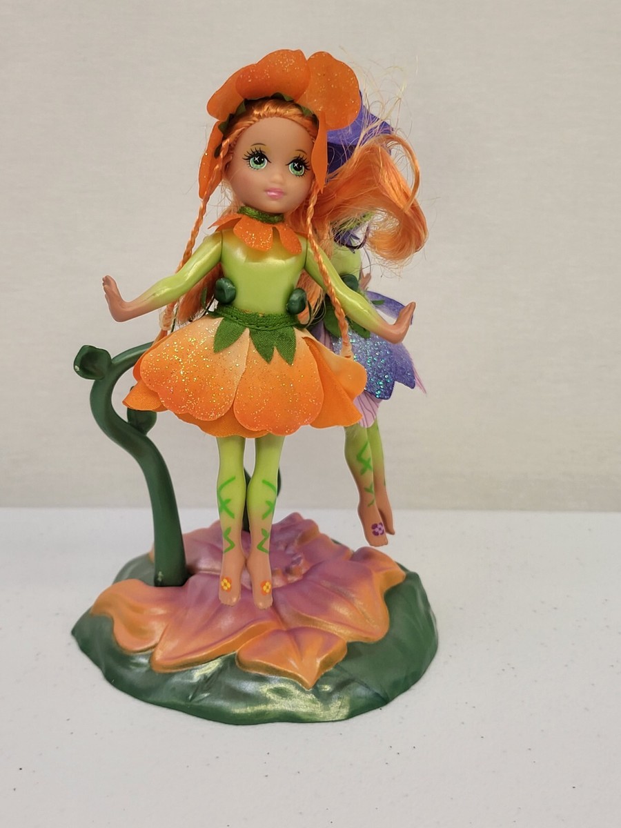 Barbie Fairytopia PETAL PIXIES Omma & Organza Dolls 5