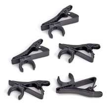 Protable Clip On Microphone Holder Lapel Microphone Clip for Voice Recording