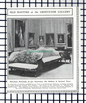 C6003) Grosvenor Art Gallery Galleries - 1913 Steckling  
