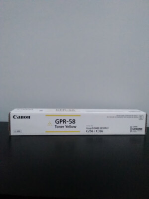 Canon GPR-58 Yellow Standard Yield Toner Cartridge (2185C003) | eBay