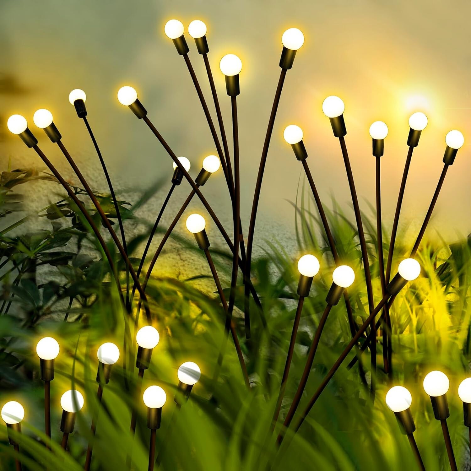 32x CORATED Solar Light Bulbs Outdoor Waterproof  Swaying Solar Garden Lights