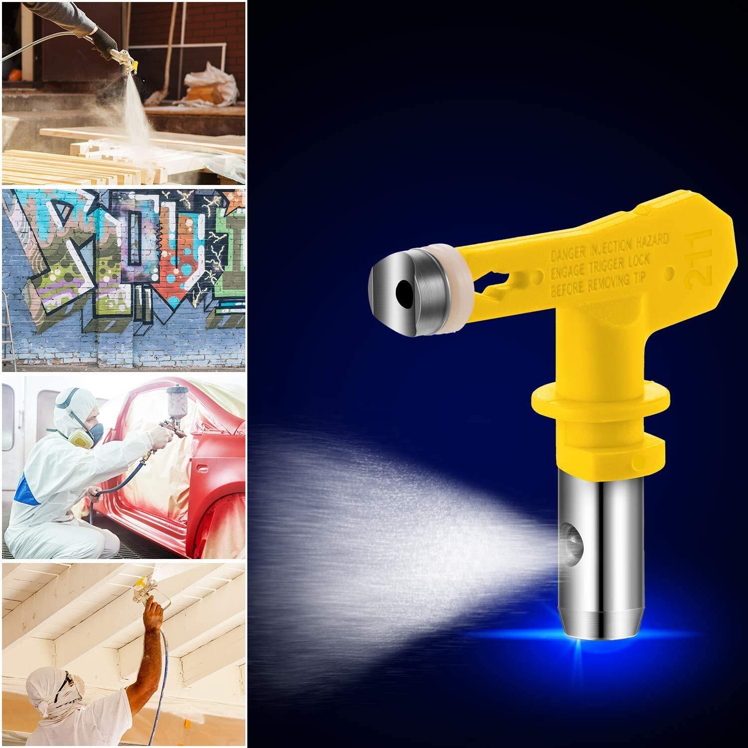 Reversible Airless Spray Tips for Airless Paint Sprayer (109) eBay