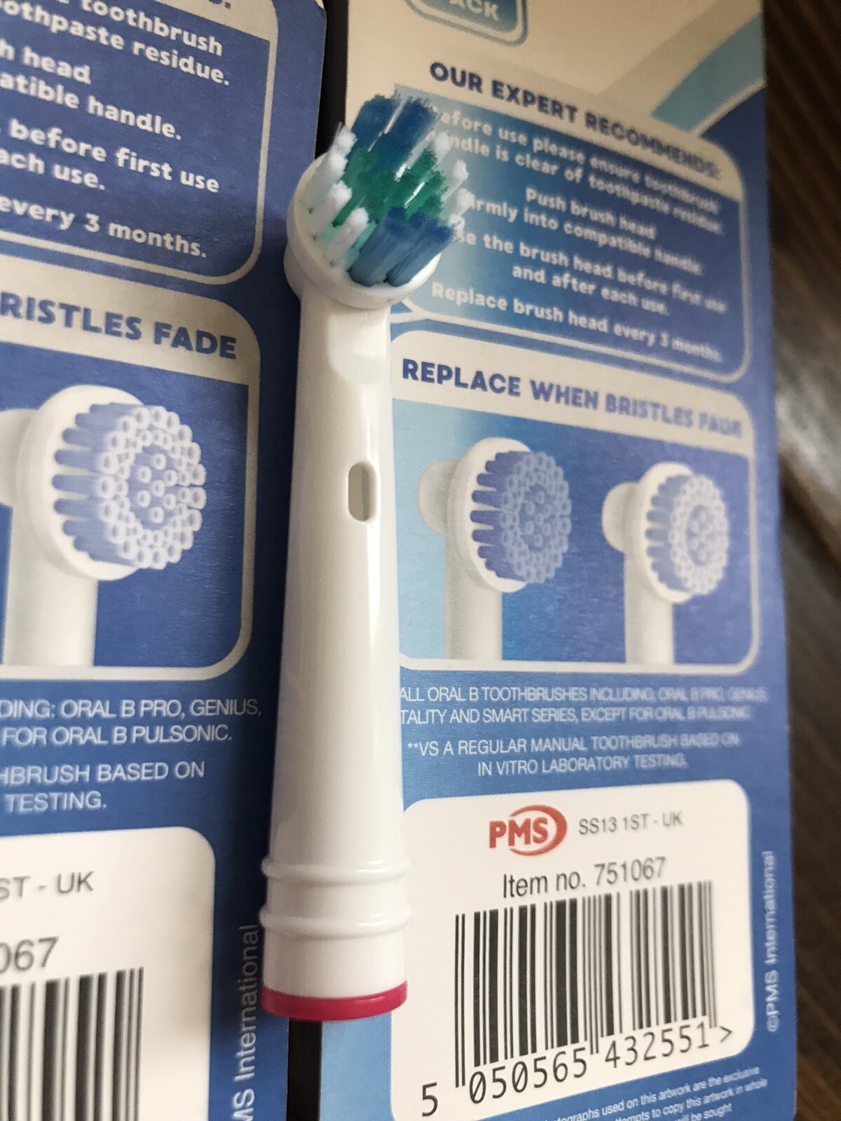 FIT Oral B Toothbrush Heads Electric Smile Plus Toothcare 8 Brush Heads