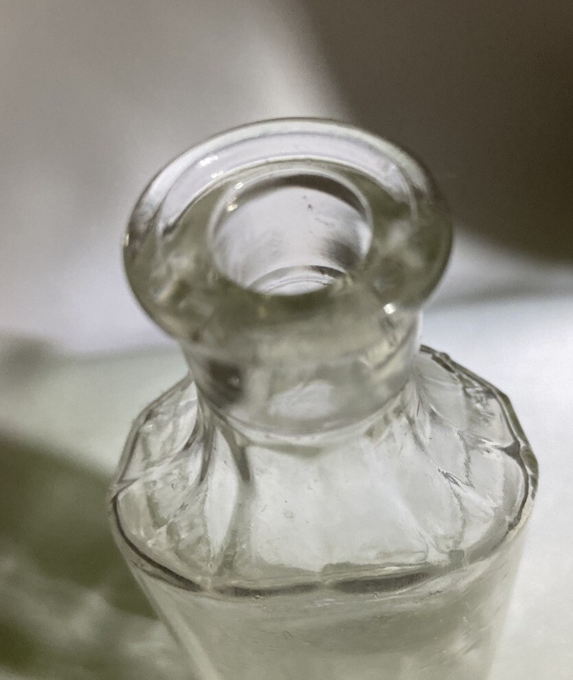 Vintage Clear Glass Owens Bottle 3ii 60 CC Medicine Apothecary eBay