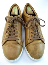 Allen Edmonds "COURTSIDE" Low-Top Leather Dress Sneakers 10.5 D  Walnut(429N)