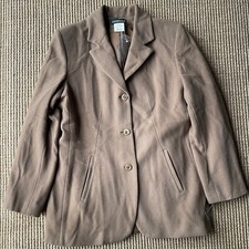 Vintage 80s/90s Harve Benard Wool Blend Camel Blazer - NWT Size 8