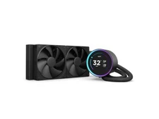 KRAKEN ELITE 240 BLACK AIO LIQUID COOLER WITH IPS LCD & STATIC PRESSURE FANS Int