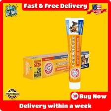 Arm & Hammer Enzymatic Dog Toothpaste – Complete Care, 6.2 oz – Tartar & Plaque
