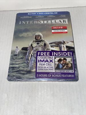 INTERSTELLAR SteelBook + Bluray + DVD + Digital (EXPIRED) **READ