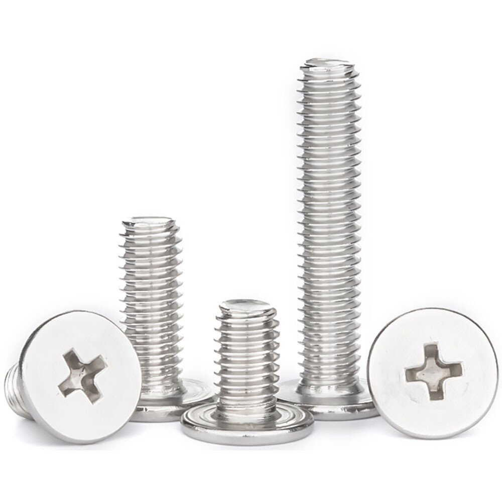 M3 Stainless Steel CM Phillips Ultra Thin Flat Wafer Head Machine Screws Bolts