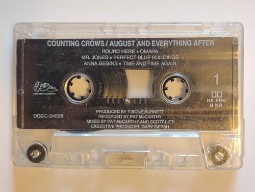 August and Everything After, Counting Crows 1993 - Cassette only
