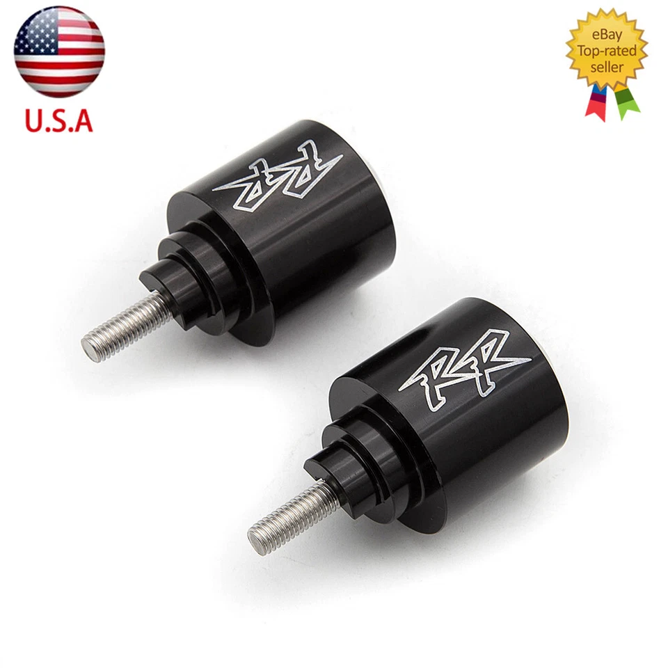 For Honda CBR600F4 (F4i) 1999-2006 CNC Handle Bar Ends Handle Grip Plugs Black - Image 3 of 4